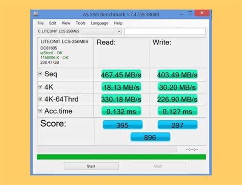 AS SSD Benchmark for Windows